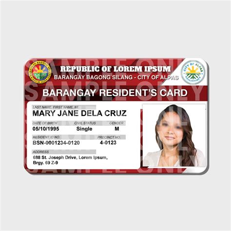 BARANGAY ID .